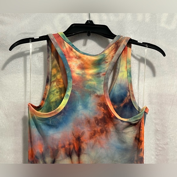 NWT Absolutely ❤️ it!! Tie Dye Racerback Stretchy Mini Dress - Picture 3 of 11
